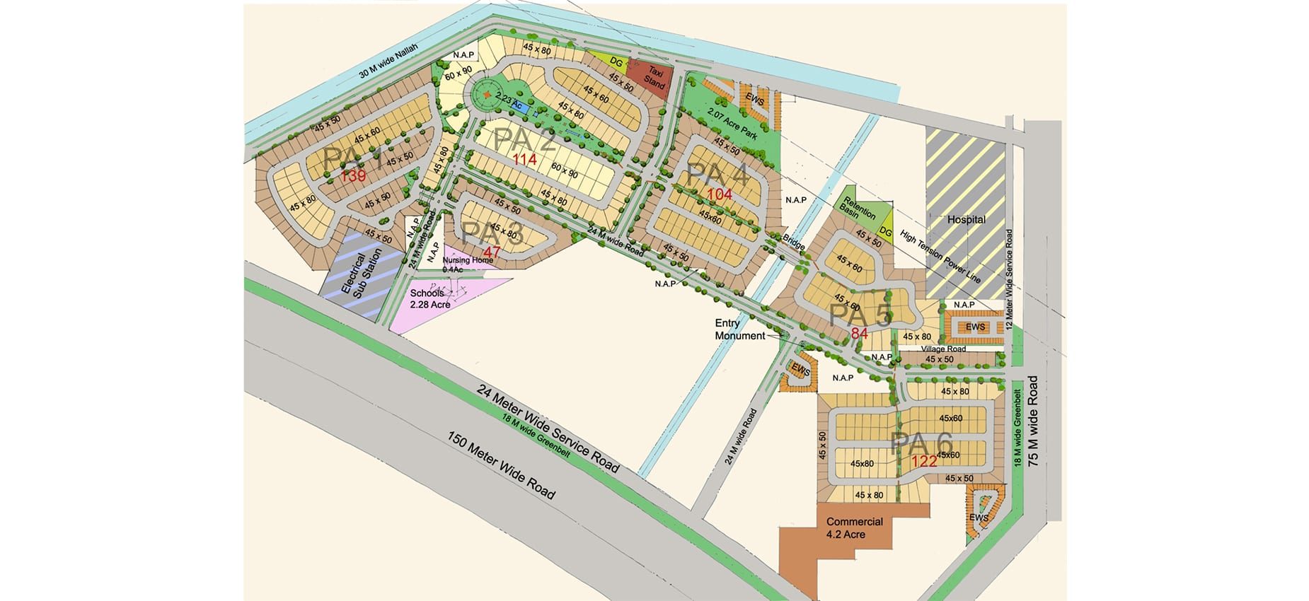 Township at Sector 99 Site Plan
